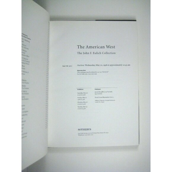 Sothebys Auction Catalog 7135 American West Eulich 1998 Farny Volume 2 ONLY - Picture 6 of 11